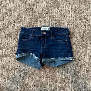 Abercrombie Kids Cuffed Hem Jean Shorts